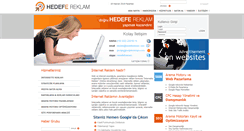 Desktop Screenshot of hedefereklam.com